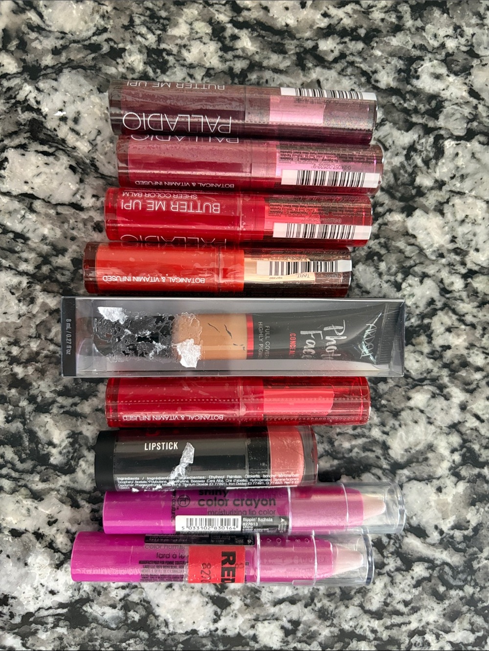 Lot of makeup
